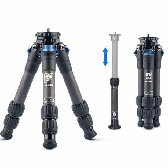 Picture of SIRUI AM223 Travel Carbon Fiber Mini Tripod with SL-100 Two-Section Carbon Center Column