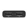 Picture of OWC Thunderbolt Dual Displayport Adapter, Dual displays up to 4K @ 60Hz, Single display up to 8K @ 30Hz, 2 DisplayPort 1.4 ports, Compatible with Mac and PC Thunderbolt (USB-C) devices, cable included