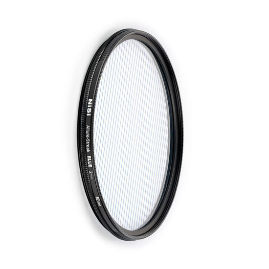 Picture of NiSi Cinema 72mm Allure Streak Blue with 2mm Streaks | 72mm Rotating Circular Special Effect Lens Filter