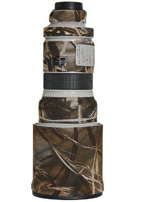 Picture of LensCoat Lens Cover for Canon 300IS f/2.8 Camouflage Neoprene Camera Lens Protection Sleeve (Realtree Max4 HD)