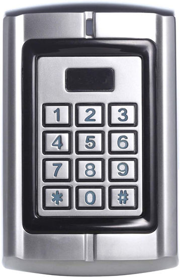 Picture of UHPPOTE Metal Shell Waterproof Access Control Keypad Reader with Wiegand 26-37 Interface for 125KHz EM Card