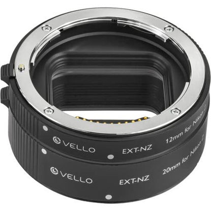 Picture of Vello Auto Extension Tubes for Nikon Z-Mount Lenses