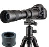 Picture of JINTU 420-800mm f/8.3 Manual Telephoto Camera Lens Compatible with Canon EOS RF Mount R RP R3 R5 R6 Ra R7 R10 Mirrorless Camera Zoom Lenses