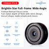 Picture of Brightin Star 23mm F5.6 Full Frame Manual Focus Prime Lens for Nikon Z-Mount Mirrorless Cameras, Pancake Fixed MF Lens, Compatible with Z-6II, Z-7II, Z5, Z50, Z9, Z50, Z-FC, Z30