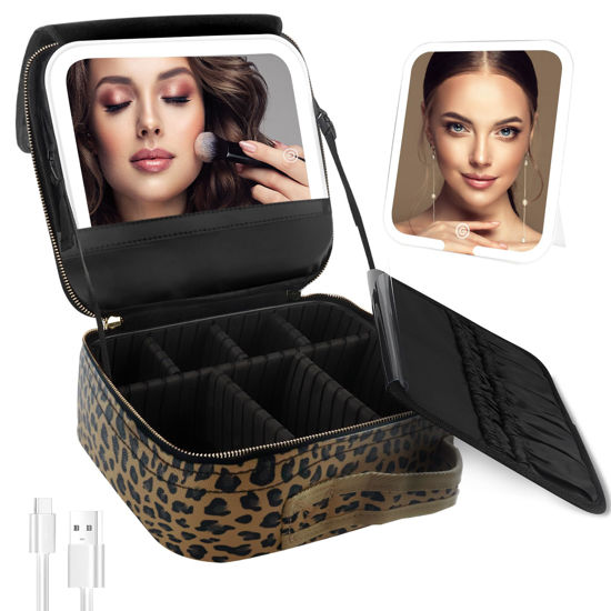 Makeup Bag for Women Jewellery Organizer Toiletry Box with Compact  Magnifying Mirror for Travel at Rs 150/piece | Surat | ID: 24263029730