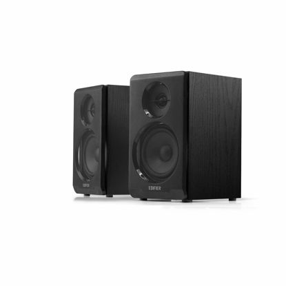 Picture of Edifier R33BT Active Bluetooth Computer Speakers - 2.0 Bookshelf Speaker - Powered Studio Monitor, Black - Pair