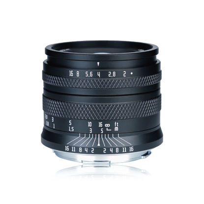 Picture of AstrHori 50mm F2.0 Large Aperture Full Frame Manual Prime Lens with Blur Effect & Filter Slot Compatible with Fuji Fujifilm X-Mount Mirrorless Camera X-T100,X-S10,X-A1,X-A3,X-A5,X-A20,X-M1(Black)