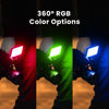 Picture of Lume Cube RGB Panel GO | Full Color RGB & Bicolor Light for Professional DSLR Cameras | Adjustable Color, LCD Display, Long Battery Life | Camera Light for Photography and Video