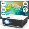 Picture of TMY Native 1080P Projector with 5G WiFi and Bluetooth 5.1, 13000 Lumens 4K Supported Mini Projector, Portable Projector Compatible with TV Stick/Phone/PC/DVD/HDMI/AV/USB/SD, Outdoor Movie Projector