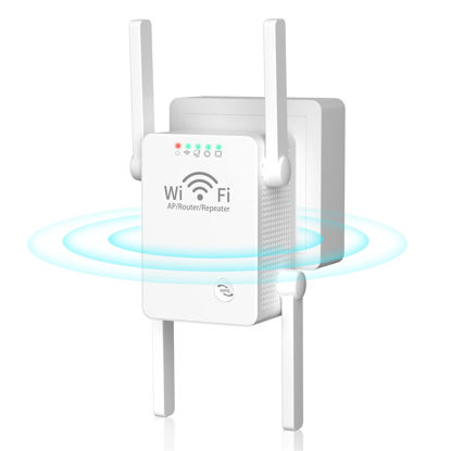 Picture of WiFi Extenders Signal Booster for Home, WiFi Extender 300Mbps, WiFi Booster, Wireless Signal Range Amplifier Covers Up to 3000 Sq.ft, WiFi Repeater, Internet Booster, Internet Extender