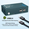 Picture of Steetek USB 2.0 Kvm Switch Dual Monitor HDMI 2 Port, Kvm Switch 4K@60Hz 2 Computers Share 2 Monitors and 1 Set Keyboard Mouse, HDMI Kvm Switch Dual Display, Button Switch with 2 USB and 4 HDMI Cable