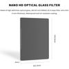 Picture of Foto4easy 4x5.65 ND Filter,4mm Thick Square Optical Glass Neutral Density Filter for 4x5.65 Inch Matte Box & Filter Tray,ND64 (1.8) 6 Stops