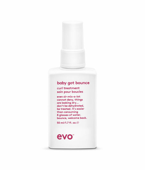 Picture of evo - Baby Got Bounce Curl Treatment - Enhances Curls with Touchable Soft Finish - Moisturize & Reduce Dry Frizzy Hair - Travel Size, 50ml / 1.7fl.oz