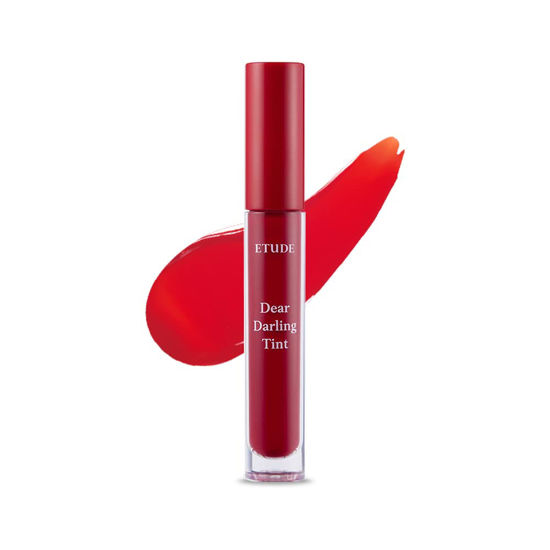 Picture of ETUDE Dear Darling Water Gel Tint (#RD303 Chilly Red)(21AD) | Long-lasting Effect up with Fruity, Juicy, Moist, and Vivid coloring