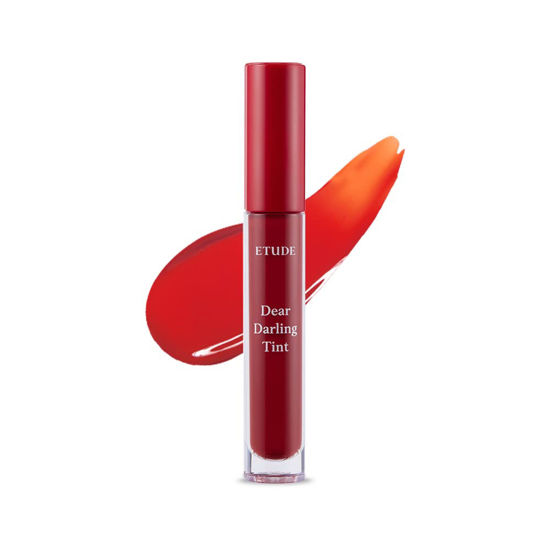 Picture of ETUDE Dear Darling Water Gel Tint (Fig Red #BR401)(21AD) | Long-lasting Effect up with Fruity, Juicy, Moist, and Vivid coloring