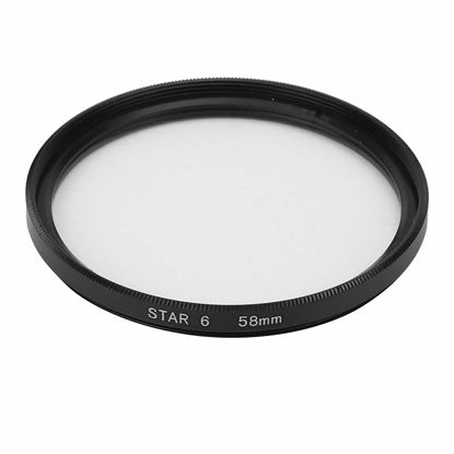 Picture of YYOYY 58mm Star Filter, Camera Lens Effects Filters, Small Size and Lightweight, Optical Glass, for Canon/Nikon//Pentax/Olympus/Fujifilm Camera Lenses