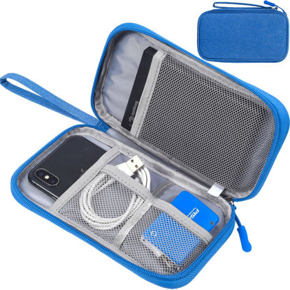 Picture of Electronic Accessories Bag, Universal Cable Cord Holder Organizer/Electronic Case, Waterproof Portable Cable Organizer Bag, USB Flash Drives Bag, Cable case Bag, USB Case Organizer,USB Charger Bag