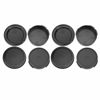 Picture of Lens Caps Set, 4pcs Camera Front Body Cap + 4pcs Rear Lens Cap Cover Set, Compatible for Canon FD Mount Lens and Camera Body