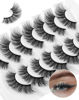 Picture of Natural Lashes, Lashes Natural Look,3D Faux Mink Eyelashes 7 Pairs Cat Eye Fake Lashes Pack X23 Sexy Wispy False Eyelashes