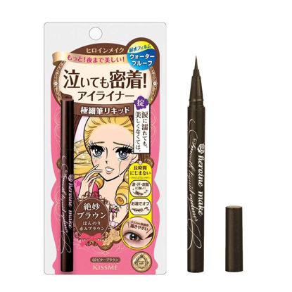 Picture of HEROINE MAKE by KISSME Smooth Liquid Eyeliner Super Keep Waterproof 02 Bitter Brown