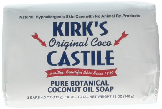 Picture of Kirk's Natural Castile Soap, Original, 4 Oz, Pack of 3