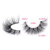 Picture of False Eyelashes Natural Wispy D Curl False lashes Clear Band zanlufly Russian Strip Lashes Fluffy Eyelashes 3D Effect Cat Eye False Eyelashes 7 Pairs Pack