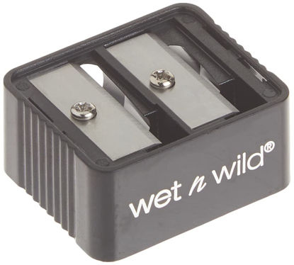 Picture of wet n wild Dual Pencil Sharpener Dual-Pencil Eyeliner Pencil Sharpener | Convenient | Essential Tool | Sharpens | Easy To Clean | Travel-Friendly | Compact