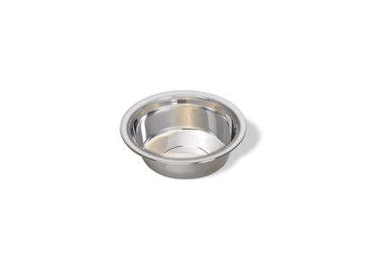 Picture of Van Ness Pets Lightweight Stainless Steel Cat Bowl, 8 OZ Food And Water Dish, Natural