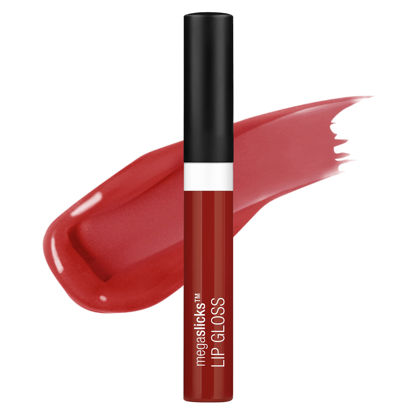 Picture of wet n wild MegaSlicks Lip Gloss, Ultra-Glossy, Vitamin-E Enriched, Ultra-Gloss High Shine Moisturizing, Cruelty-Free & Vegan - My Cherry Amour