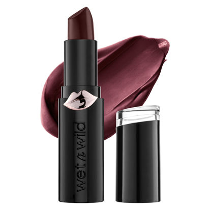 Picture of wet n wild Mega Last Matte Lip Color, Semi Matte Hyaluronic Acid Infused, Long Lasting Full Coverage for a Nourishing Pout, Cruelty-Free & Vegan - Cherry Bomb