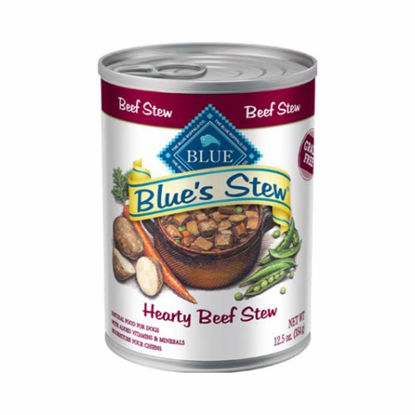 Picture of Blue Buffalo Blue's Stew Wet Dog Food, Hearty Beef Stew, 12.5 Oz Can