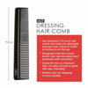 Picture of GOODY Ace Hair Dressing Comb - 7.5 Inch, Black - Great for All Hair Types - Fine Comb Teeth for Thin to Medium Hair