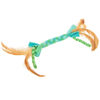 Picture of Petlinks Fleecy Fun Braided Fleece & Feather Cat Toy - Blue/Green, One Size