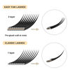 Picture of Eyelash Extension, Classic Lash Extensions C-0.15-19 Single Lash Extensions 0.15/0.18/0.20 Individual Lashes C/D Curl (C-0.15,19 mm)