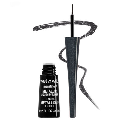 Picture of wet n wild MegaLiner Liquid Eyeliner - Metallic, Cosmic Black