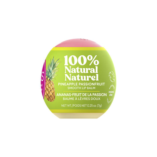 Picture of eos 100% Natural Lip Balm- Pineapple Passionfruit, All-Day Moisture, Made for Sensitive Skin, Lip Care Products, 0.25 oz