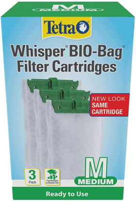 Picture of Tetra Whisper Bio-Bag Disposable Cartridges, Aquarium Filter Cartridges, 3 Count