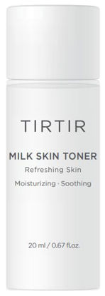 Picture of TIRTIR Milk Skin Rice Toner | Deep Moisturizing, Hydrating Toner for face, Niacinamide, Ceramide, Rice Bran Extract, Nature-Oriented Ingredients for Korean Skin Care, Vegan, 0.67 Fl Oz