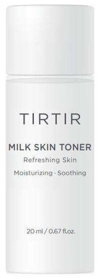 Picture of TIRTIR Milk Skin Rice Toner | Deep Moisturizing, Hydrating Toner for face, Niacinamide, Ceramide, Rice Bran Extract, Nature-Oriented Ingredients for Korean Skin Care, Vegan, 0.67 Fl Oz