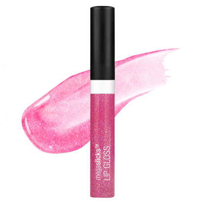 Picture of wet n wild MegaSlicks Lip Gloss, Ultra-Glossy, Vitamin-E Enriched, Ultra-Gloss High Shine Moisturizing, Cruelty-Free & Vegan - Crushed Grapes