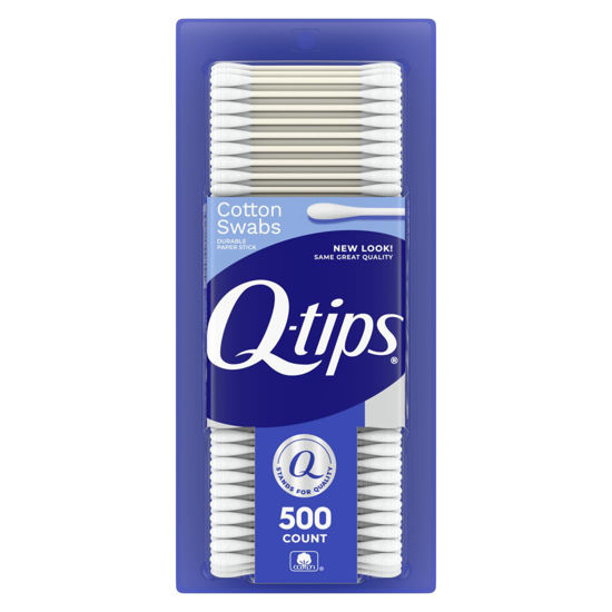 Picture of Q-tips Cotton Swabs For Hygiene and Beauty Care Original Cotton Swab Made With 100% Cotton 500 Count