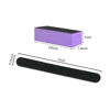 Picture of Nail File and Buffer Block, Professional Manicure Tools Kits, 100/180 Grit, Black Nail Pedicure File and Sanding Buffing Grinding Plisher File