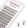 Picture of TDANCE Cluster Lashes D Curl DIY Eyelash Extension 8-16mm Mix Volume Lash Clusters Soft Reusable Lashes Comfortable Natural Lashes Individual Lashes Easy to Use at Home (T007,D,8-16mm)