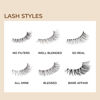 Picture of KISS My Lash But Better, False Eyelashes, 'All Mine', 10 mm, Includes 1 Pair Of Lashes, Contact Lens Friendly, Easy to Apply, Reusable Strip Lashes, Glue-On