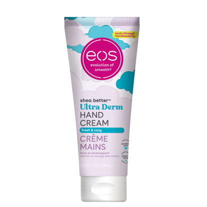 Picture of eos Shea Better Hand Cream- Fresh & Cozy, 24-Hour Moisture Skin Care, Lasts Through Hand Washing, 2.5 fl oz