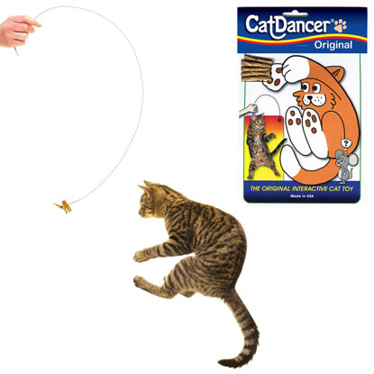 Picture of Cat Dancer Products 101 Interactive Cat Toy, Brown