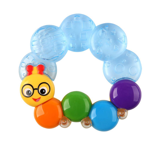 Picture of Baby Einstein Teether-pillar Rattle and Chill Teething Toy, Ages 3 months +