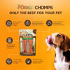 Picture of Pork Chomps Roasted Pressed Pork Skin Dog Chews, 4.5-inch Bone, 2 Count