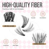 Picture of LASHVIEW Lash-Extension-Clusters 300pcs D Curl Lash Clusters Natural Look Cluster Lashes Extensions Super Thin Band & Soft Lashes Reusable 9-16mm MIX (20D&30D&40D)