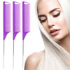 Picture of Rat Tail Steel Pin Teasing Combs Set: 3 Pack Hair Styling Combs for Parting and Teasing All Hair Types (Purple)